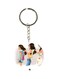 Cartoon Themed Dual Sided Keychain