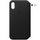 Apple iPhone X Case Leather Folio Black