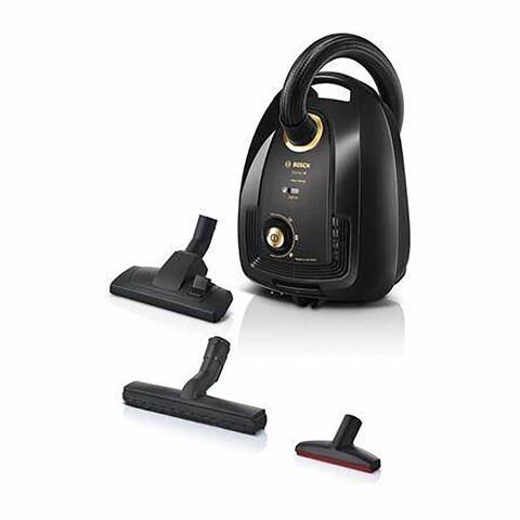 Bosch Serie 4 Bagged Vacuum Cleaner - 2200 Watt - Black+ Hand Blender