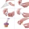 Delicia Decorating Nozzles, Stainless Steel - 13 pcs Set, 3.5 cm and 7 cm
