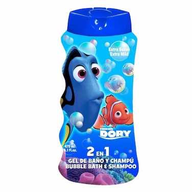 Disney Finding Dory 2 In 1 Bubble Bath And Shampoo 475ml