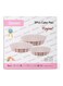 Dessini 3-Piece Granite Cake Pan Set Brown Small (24), Medium (28), Big (32)Cm