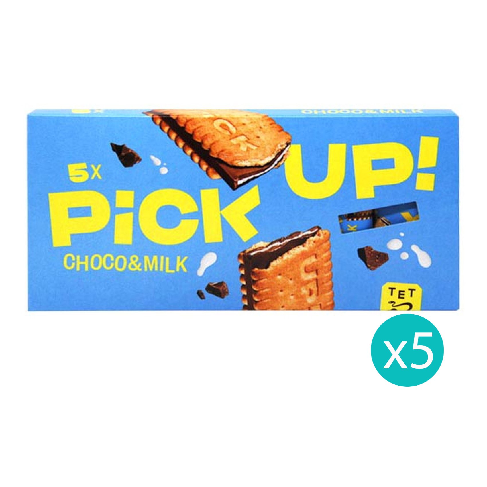 Pick Up! Chocolate And Milk Biscuits Pack of 5