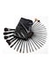 Generic 24-Piece Colour Makeup Brush Set Black