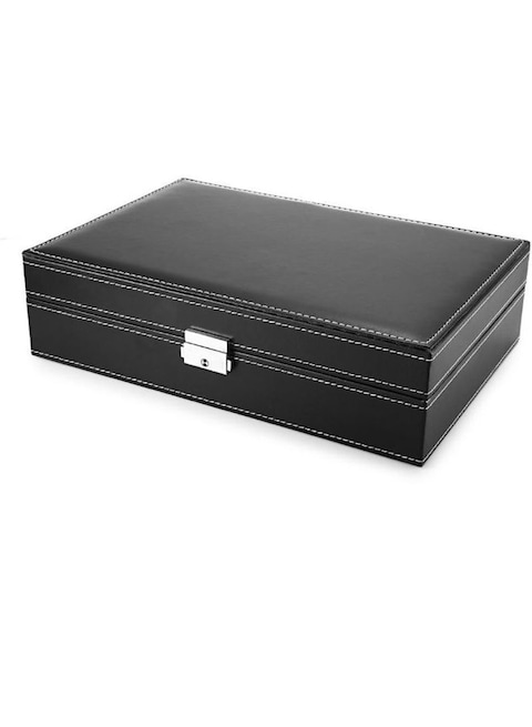 Generic 3-Mixed Grid Watch Display Storage Organizer