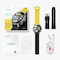 Kieslect Kr2 Smart Calling Watch with dual core, triple speed - Black
