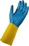 ZALCOON Soft Scrub Neoprene-Coated Household Gloves, 1 Pair  Large