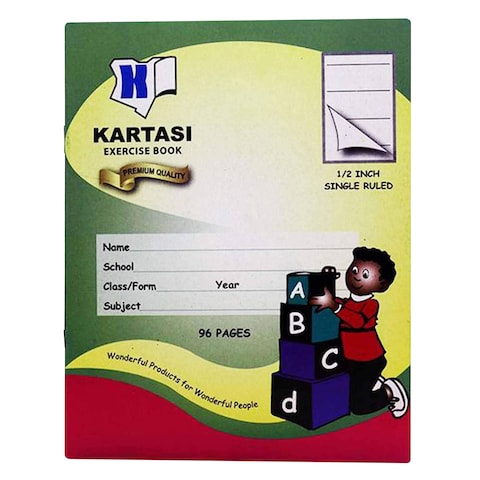 KARTASI EX.BOOK A5 96P 1/2&quot; RULED