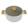 Avci Home Maker Swiss Crystal Non-Stick Casserole with Knob Beige 28cm