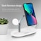 Promate Wireless Charging Station, 4-in-1 Charging Dock with 5W Magnetic MFi Apple Watch Charger, 15W Qi Charging Stand, 24W USB-C Power Delivery Port and 5W/10W Qi Charging Pad, Bonsai Grey