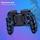 Mobile Game Controller For PUBG, [6 Finger/Upgrade Version ] Goglor Android &amp; Iphone L1R1 Aim And Shoot Triggers Joystick Gamepad With Cooling Fan For Battle Royale/Knives Out(include 2 Finger Sleeve)