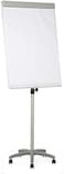Generic Heavy-Duty Mobile Magnetic Dry-Erase Flipchart Easel, 29" X 42" Board (No Arms) Without Side Arms White