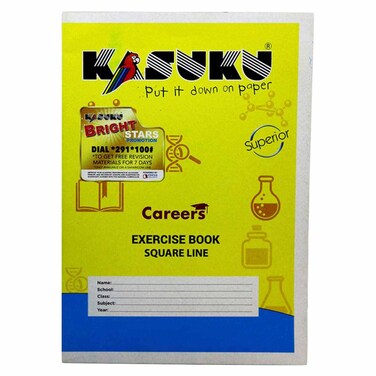 Kasuku Exercise Book Square Line 96Pages A4