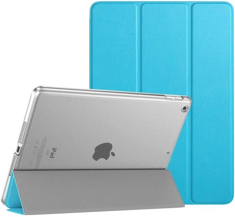 RDN - Ipad Case for New iPad 8th Generation 2020 / iPad 7th Generation 10.2&quot; 2019, Slim Translucent Frosted Back Protective Smart Cover Case