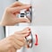 Everloc Vacuum Suction Wall Mounted Chrome Double Robe Hooks, Utility Hooks for Hanging Scarf, Bag, Towel, Key, Cap, Cup, Hat, kitchen tools, Rustproof and Waterproof, No Drilling, EVL-10249B