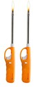 Lavish 2 Pcs Gas Lighter With Safety Lock Color Orange
