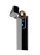 Generic USB Rechargeable Electric Lighter Black 82 X 24 X 7mm