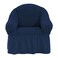 Fabienne Turkish Stretchable Sofa Cover One Seater Dark Blue Free Size