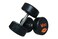HARLEY FITNESS 12.50KG PREMIUM GENIUNE RUBBER COATED ROUND DUMBBELL - PAIR