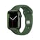 Apple Watch Series 7 GPS, 41mm Green Aluminium Case with Clover Sport Band - Regular