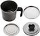 LIYING Stainless Steel Oil Strainer Pot Grease Storage Can Container. Kitchen Cooking or Frying Oil Fat Grease Keeper (1.4 L)