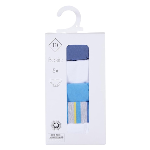 TEX Basic Fancy Briefs For Boy 2-3 Years 5 Pieces