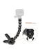 Generic - Flexible Action Camera Clamp Mount Black/White