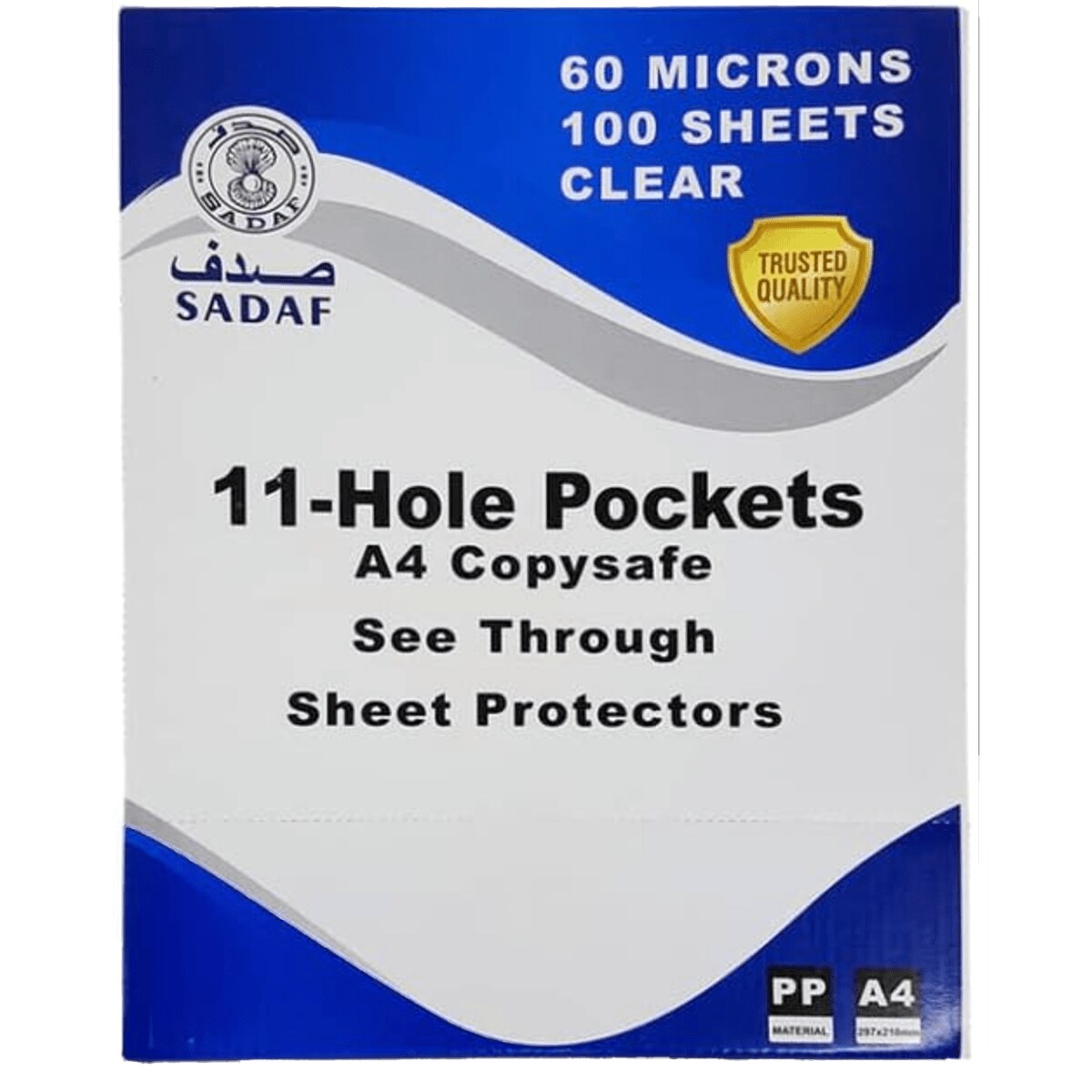 Buy CLEAR SHEET PROTECTORS A4 SIZE 100 SHEETS 60 MICRONS TOP LOADING ...
