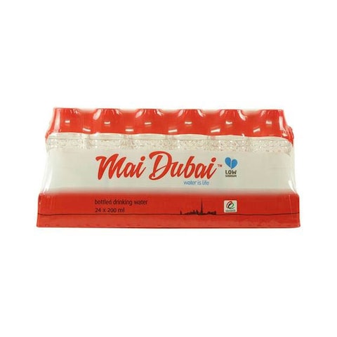 Mai Dubai Low Sodium Drinking Water 200ml Pack of 24