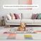 Pet blanket for large and medium pets, Ultra-soft blanket with cute print design, Reversible pet blanket for dogs and cats, Warm and comfortable in all seasons 70 cm (Light grey)