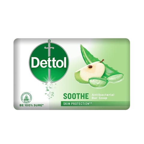 Dettol Soothe Antibacterial Soap Bar 130 gr (Pack of 2)