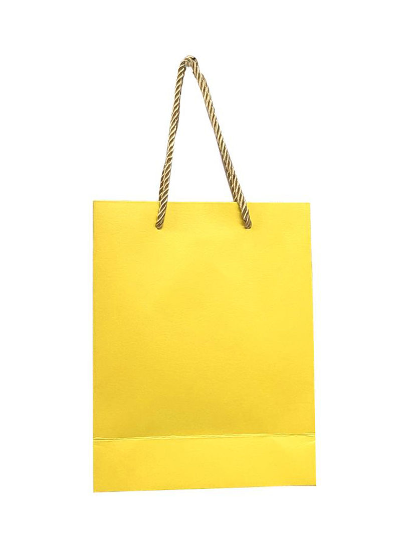 12-Piece A4 Yellow Paper Bags