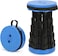 Generic Portable Telescoping Stool Lightweight Sturdy Retractable Seat Foldable Chair Shrink Stool For Garden Fishing Camping Hiking BBQ (Blue)