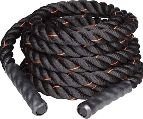 Max Strength Battle Rope Strength Training Undulation Fitness Exercise Strength Rope 15 Meter 38MM