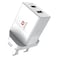 Swiss Military 2 USB Port and PD Port Power Station Adapter 25W White