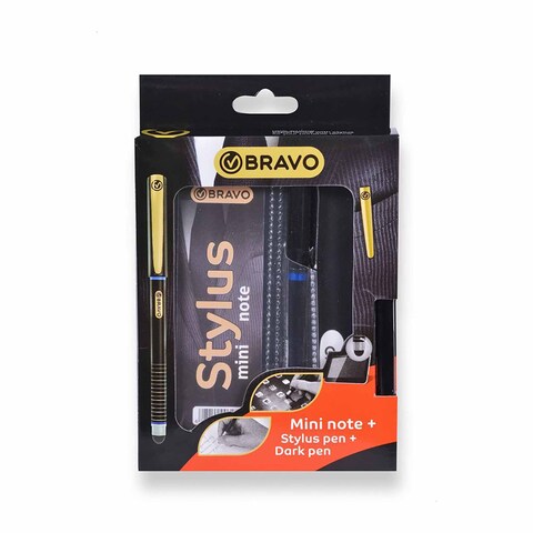 Bravo Stylus Mini Notebook with Pen
