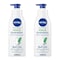 NIVEA Body Lotion Moisturizer Soothing Aloe Vera Hydration 400ml Pack of 2