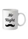 Giftex Mr Right Printed Mug White/Black 11.5X10.5X10.5cm