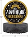 Creative Converting Grad The Adventure Begins Honeycomb Centerpiece- 12-inch x 9-inch Size