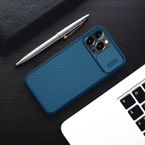 Nillkin CamShield Pro Case Hard Back Cover For Apple iPhone13 Pro Max 6.7 Inch Blue