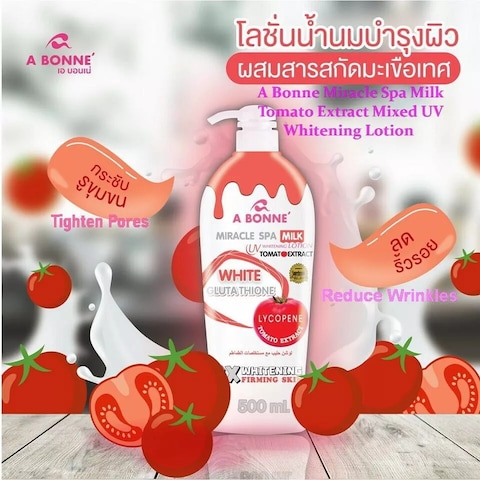 A Bonne Miracle Spa Milk Tomato Body Lotion - 500ml