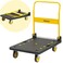 STANLEY Platform Trolley 250KG - Polypropylene Platform &amp; Pedal Brake - Built for Commercial Warehouses, Retail Stores, Delivery Services &amp; Professional Movers - SXWT-PC509