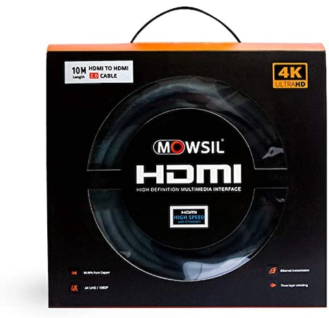 Mowsil HDMI 4K Cable 10 Meter