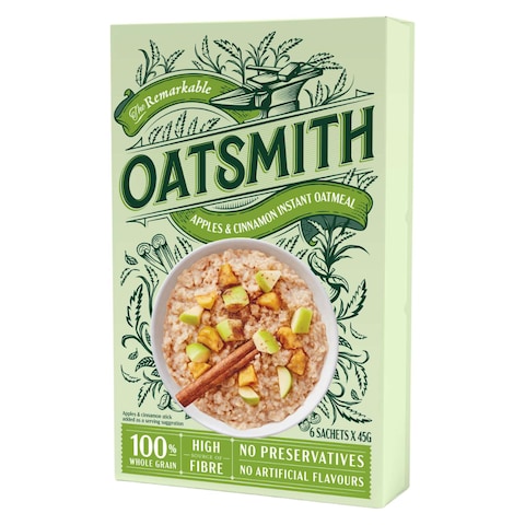 Oatsmith Apples and Cinnamon Instant Oatmeal 270g