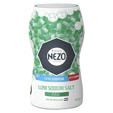 Nezo Fine Low Sodium Salt, 90g