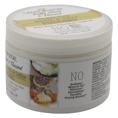 Creme of Nature Butter Blend And Flexseed Double Duty Stretch And Define Pudding Hair Cream 340ml