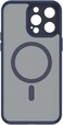 Huntkey iPhone 15 Pro Magsafe Case Clear【Strong Magnet N52】【Shockproof Airbag Protection】iPhone 15 Pro Cover Black Anti-Scratch Cover for iPhone 15 Pro 6.12 inch Clear Inclusive lens (Navy Blue)
