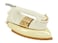 Sonashi Heavy Iron - Grey Ceramic Coated Soleplate, Overheat Safety Protection with Easy Temperature Settings, Heavy Iron Box Suitable for All Fabrics 1200 W SHI-6012 Off White-Silver