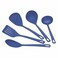 Tramontina Azul Nylon Utensils Set 5 Pieces