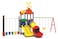 Rbwtoys Outdoor Play Toys Slide For Kids And Swing For Kids Playground Toys High Quality For Kids Activities Set Model No. RW-12023 Size 680&times;400&times;310cm